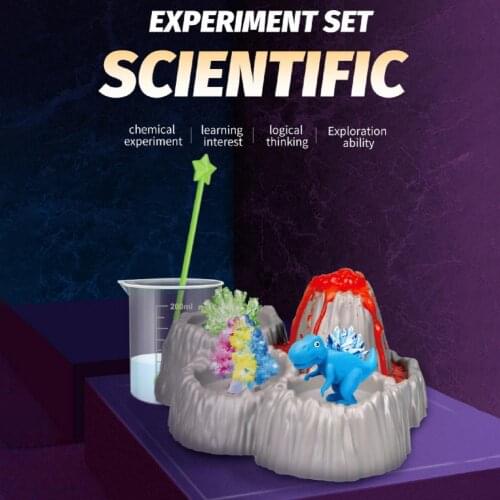 1Set Science Kit Interesting Patience Cultivation Fine Workmanship Volcano Science Experiment Toy for Kids Early Education