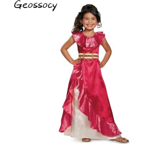 Girls New Favourite Latina child princess dress girl Elena From TV Elena Of Avalor Adventure Next Child Halloween Costumes