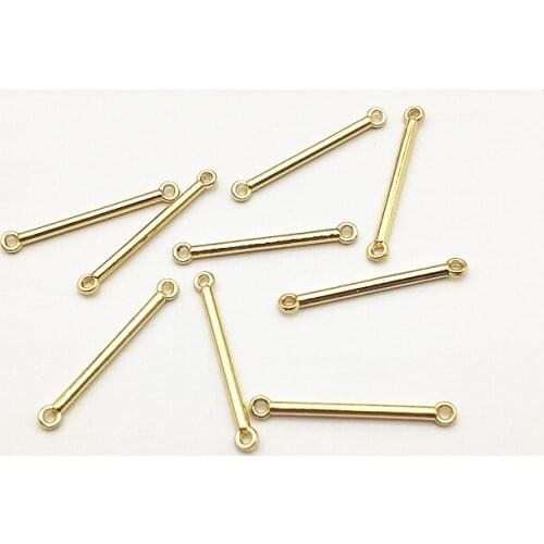 New arrival! 100pcs Zinc Alloy Stick shape Connector for Hand Made Earring DIY parts,Jewelry Necklace Findings & Component