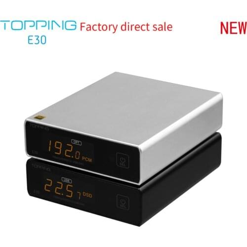 NEW TOPPING E30 DAC AK4493 XU208 32bit/768k DSD512 Touch Operation with Remote Control Hi-Res Decoder