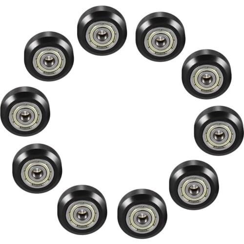 10/20pcs Wholesale Plastic Large Model Passive Round Wheel Pulley with Bearing Gear Wheel for CNC i3 3D Printer Free Shipping