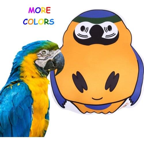 Makaw Plush, Pillow, Cushion, Bird, Parrot, Gift Height 37 cm (14,60 inch), Width 34 cm (13,40 inch)