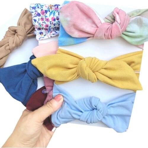 3pcs Baby Girl Headband Solid Bow Baby Headbands For Girls Elastic Hair Bands Hairband For Kids Head Bands For Girls Accessories