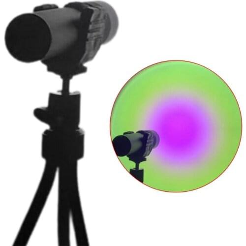 Romantic Rainbow Sunlight Projection Lamp USB Rechargeable Desktop Projector Night Light Elegant Effect Home Bedroom