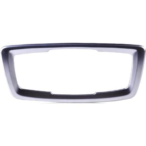 Switch Button Silver Interior Head Light Decoration Trim Frame Accessories For-BMW X1 F48 2016 2017 Trims