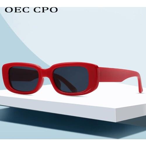 Small Square Sunglasses Women Cat Eye Vintage Design Rectangle Sun Glasses for Men Small Frame Retro Party glasses UV400 O460