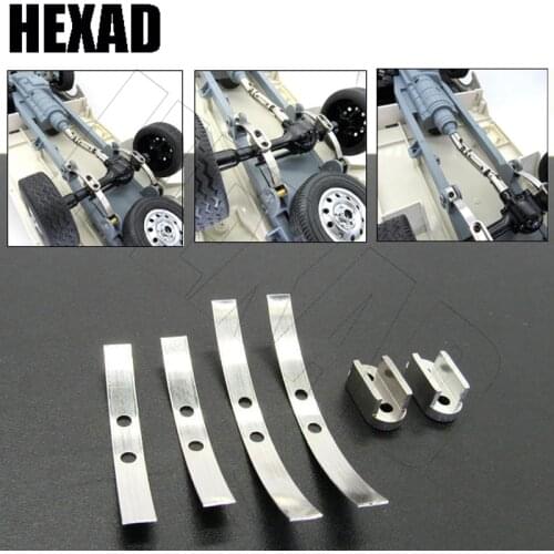 2Pair Steel Shock Absorption Leaf Springs Suspension for WPL D12 B14 B24 B16 B36 RC Truck Car Parts Accessories