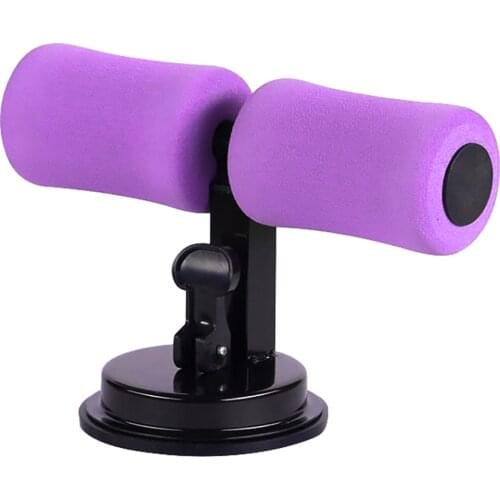 Women Men Sit-up Exercise Training Tool Unisex Abdominal Muscle Strength Training Bar with Suction Cup, Orange