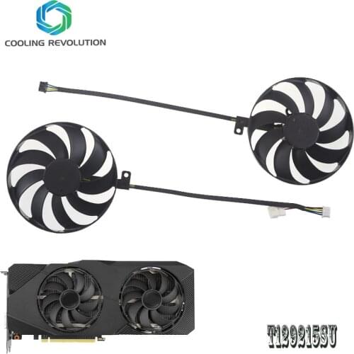 87MM graphics fan T129215SU FDC10H12S9-C DC12V for ASUS DUAL RTX2060S O8G EVO OC