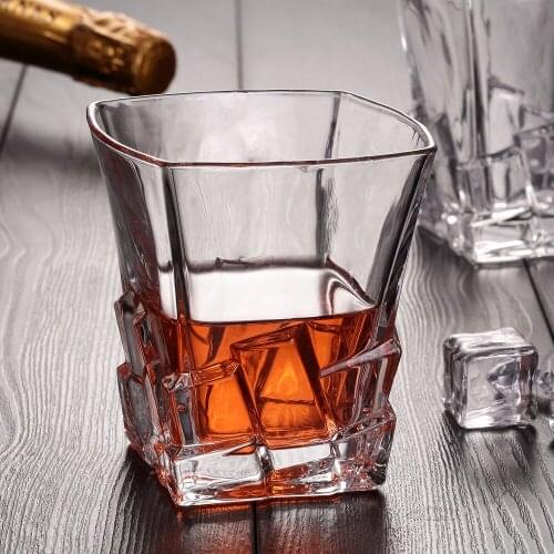 1 Set Of 2 PCS Crystal Glass Handwork Top Grade Transparent Skull Cup For Wine Whisky Brand Vodka As A Gift For Man Fast ePacket