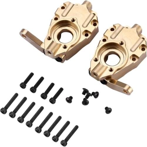 2PCS Brass Portal Drive Housing Heavy Counterweight Upgrade RC Car Parts For Traxxas TRX-4 1/10 RC Crawler
