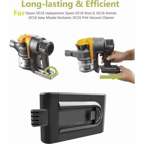3500mAh 21.6V Li-ion DC16 Battery for Dyson DC16 DC12 12097 BP01 912433-01 L30 DC6 Animal,DC16 Pink,DC16 Root 6