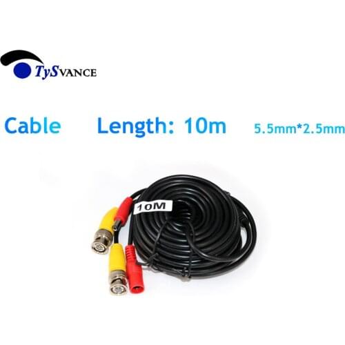 CCTV Camera Accessories BNC Video DC Power Supply Adapter Cable for Analog AHD CVI CCTV Surveillance Camera DVR Kit