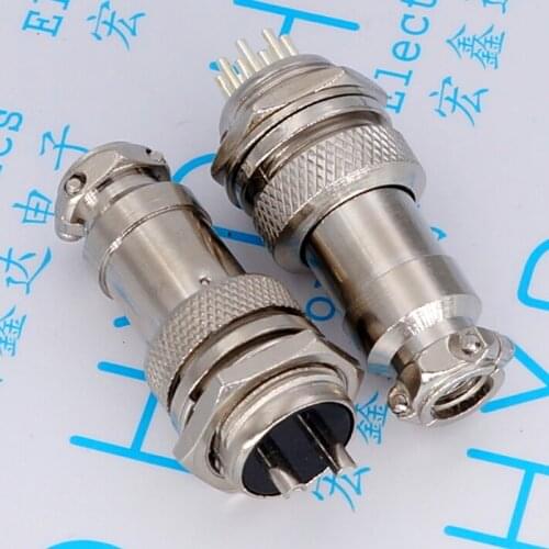 GX16 aviation plug diameter 16 mm connector male female pairs sell 2 p / 3/4/5 6/7/8/9 p core
