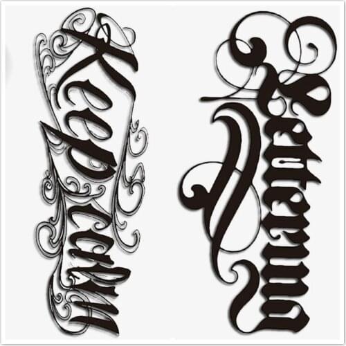 Free Shipping 500pcs New Arrival Waterproof Temporary Tattoo Sticker HB Serial 21*15cm Full Arm Body Tattoo Club Leg Tatuajes