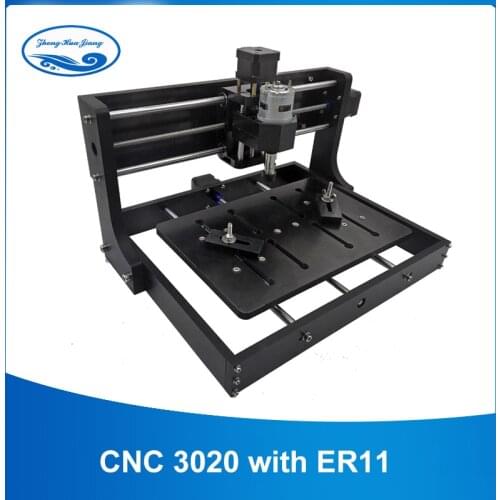 CNC 3020 with ER11 Diy mini cnc machine,3 Axis pcb Milling machine,Wood Router, laser engraving With GRBL Control And Offline