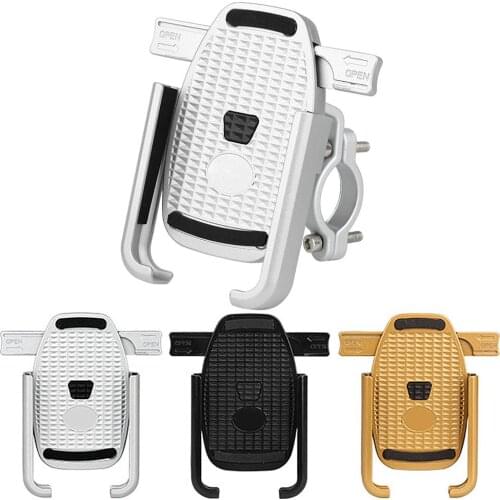 Motorcycle Electric Scooter Phone Holder 360 Rotary Bike Handlebar Rack Bracket 360 Rotation Phone Supporte Phone Bracket Holder