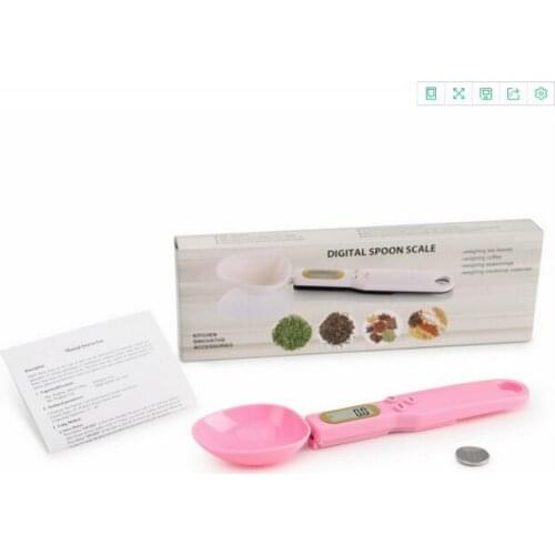 DHL 50pcs 500g/0.1g Capacity Measuring Spoons With Scale Digital Electronic Scale Kitchen Measuring Spoon