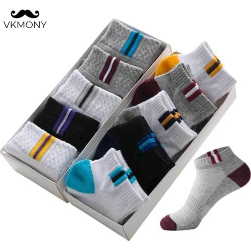 Men cotton socks colorful plus size man sport socks 10pairs/lot men socks UK SIZE 7-11 EUR SIZE 40-46 VKMONY