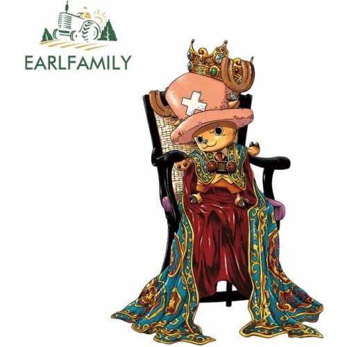 EARLFAMILY 13cm x 9.4cm for Tony Tony Chopper Fine SUV Car Sticker DIY Custom Printing Fashion Repair Waterproof Decal