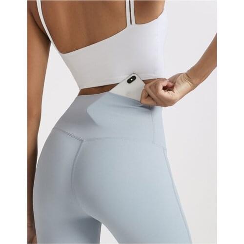 Naked Feeling High Waist Leggings Push Up Sport Women Fitness Running Yoga Pants Energy Tights Workout Sexy Booty Girl leggings