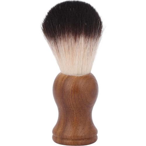 Mens Shaving Brush Professional Shave Brush with Wood Handle for Home for Salon Use