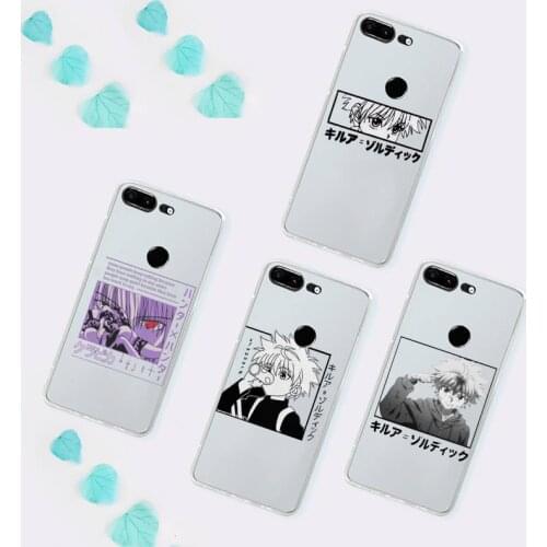 Hunter X Killua Zoldyck Anime Phone Case Transparent for Huawei P 40 20 30 10 mate pro lite plus