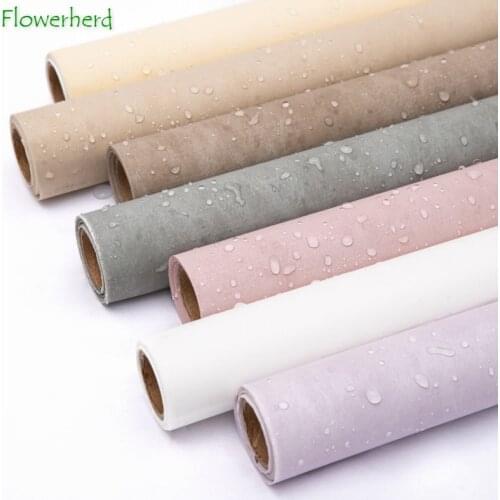 60cmx914cm Flower Bouquet Wrapping Paper Roll Packaging Paper Waterproof Craft Paper Tissue Paper Clothing Gift Packing Paper
