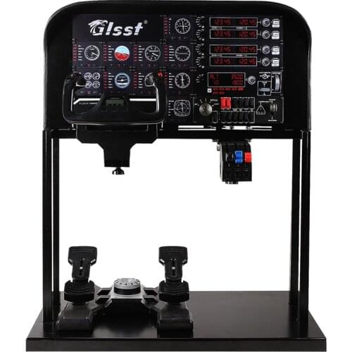 Logitech YOKE aviation flight rocker simulation flight game control lever throttle simulation flight panel bracket full set