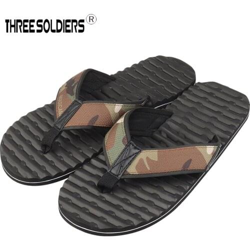 Summer Men Women Ultralight Flip Flops Tactical Camouflage EVA NylonWebbing Non-slip Casual Beach Shoes Slippers