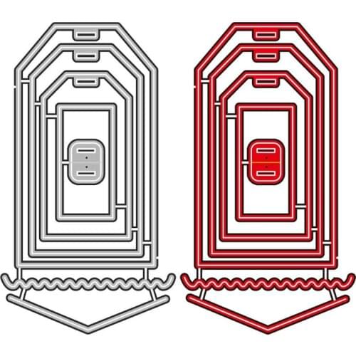 Bookmark Metal Metal Cutting Dies Stencil Scrapbooking DIY Album Stamp Paper Cards Embossing Decor Craft Art New Dies for 2020