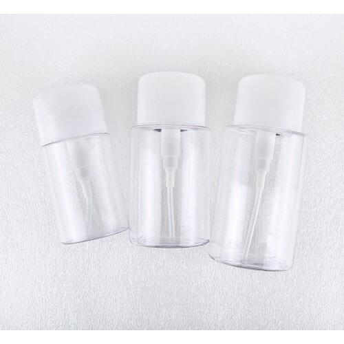 300pcs/lot 100ml 150ml 200ml PETG Makeup Water Bottle Plastic Lotion Case Empty Container Bottles with Press Cap