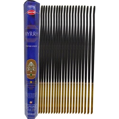 Myrrh Tree Gum Fragrant 20 Stick Incense-Myrrh