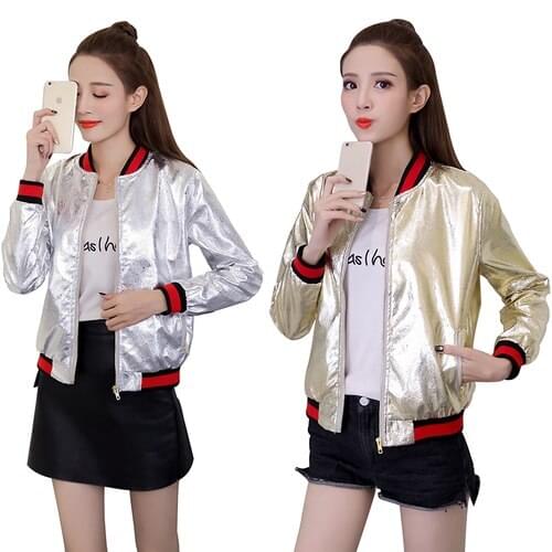 Женские кожаные бомберы AUFYSO China At AliExpress