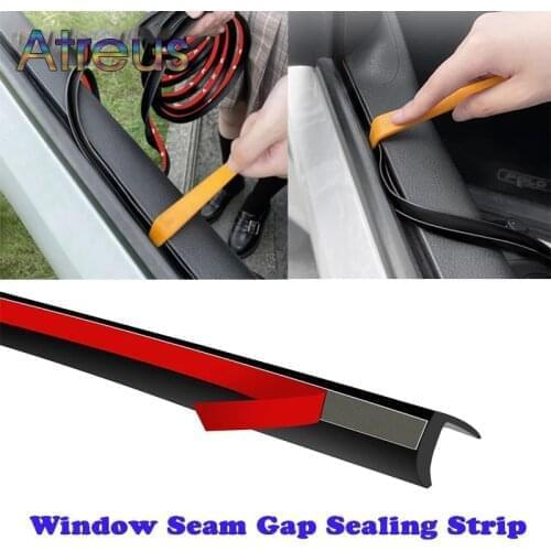 Car Interior Trim Sticker Window Gap Soundproof Seal Strip For Volkswagen Polo 6r Golf 7 6 v mk4 GTI Caddy t5 t4 Passat B8 B7 B6