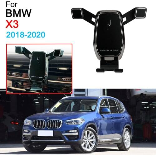 Car Phone Holder Air Vent Mount Clip Clamp Mobile Phone Holder for BMW X3 Accessories 2018 2019 2020