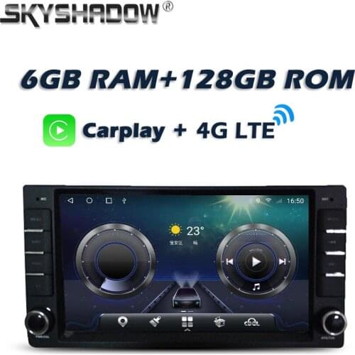 7" Carplay DSP IPS Android 10.0 6GB+128 8Core 4G LTE Car DVD Player GPS Map WIFI Bluetooth 5.0 RDS Auto Radio For Nissan LIVINA