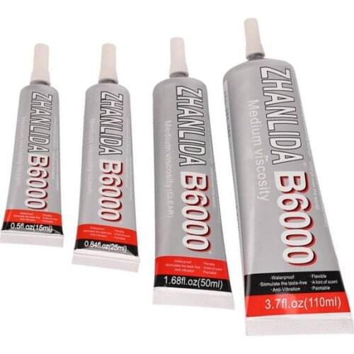 B6000 glue Mobile phone touch screen Super glue b-6000 adhesive telephone glass glue repair point diamond jewelry DIY glue