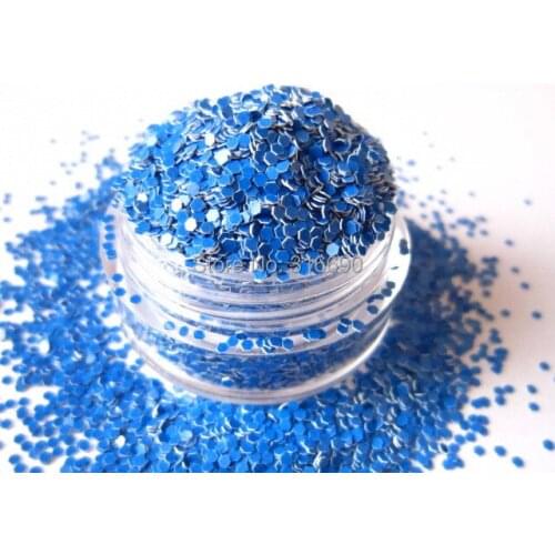 Free Shipping Wholesale Blue Solvent Resistant Glitter Nail art Glitter Nail art decoration