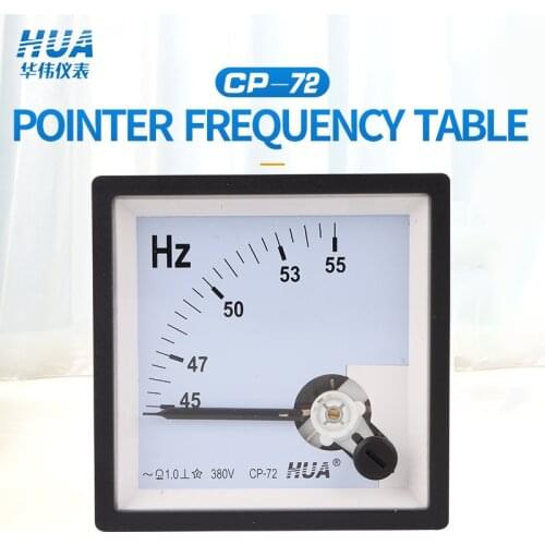 CP-72 AC Analog Frequency table / Hz meter /Herzt meter 45-55Hz 45-65Hz 55-65Hz Factory direct sales, complete specification