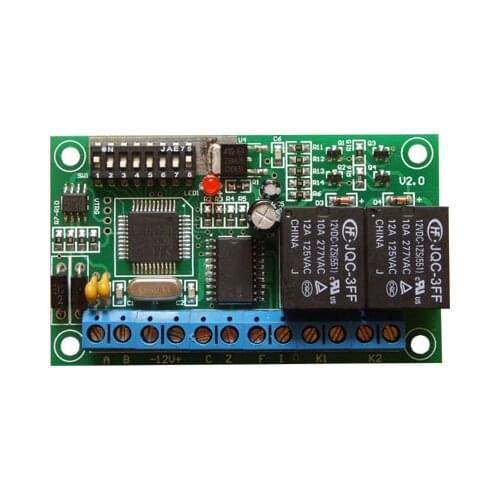 RS485 Decoder Control Lens Infrared light wipers 2 Way Relay Switch Output compatible PELCO protocol