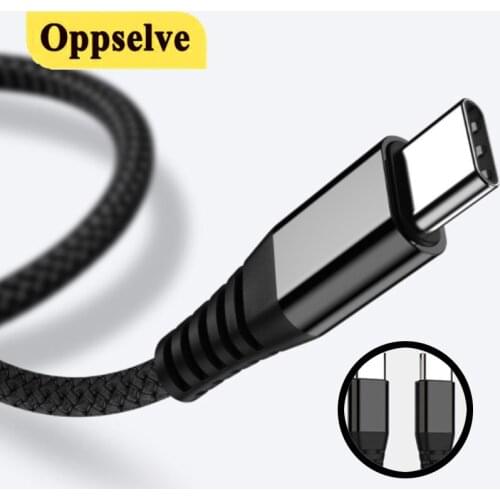 Type C to Type C Cable Fast Charging Data Cord Charger Phone For Huawei P40 Pro Xiaomi mi 11 10 Pro Samsung S21 S20 Macbook iPad