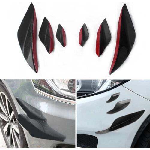 6PCS Bumper Spoiler Kit Front Black Replacement for BMW M3 Base Convertible 2-Door 2008 Front Bumper Trim Styling