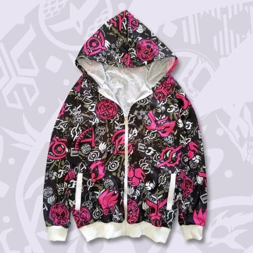 Kamen Rider Zi-o/Build Spring Summer Thin Sport Mesh Sun-proof Hoodie Jacket