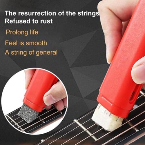 Lightweight Pragmatic Guitar Strings Protecting Oil Pen Sturdy Shell Cleaner Eraser Double Head Design for Improvement