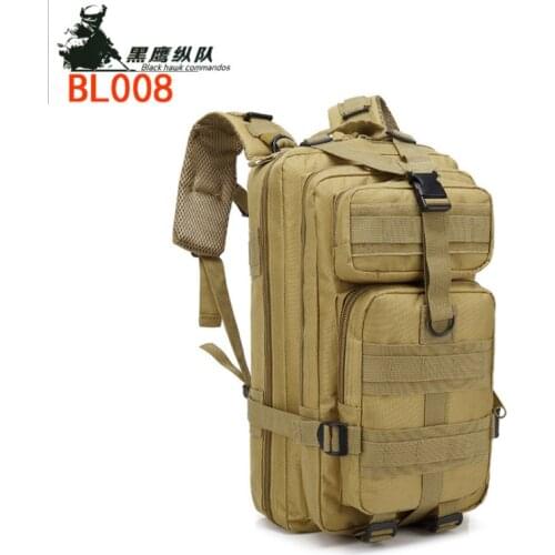 Multi functional camouflage backpack outdoor sports military fans mountaineering hiking bag double shoulder 3P tactical Backpack