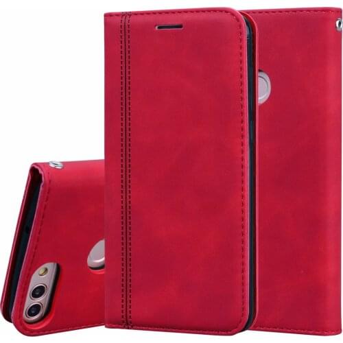 Enjoy 7S Fashion PU Leather Flip Case For Huawei P Smart Mobile Phone Protection Bag Magnetic Suction Cover