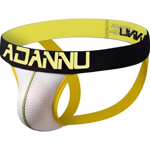 Mens Underwear Sexy Thong Open Butt Briefs Jockstrap Pouch Cuecas Cotton Panties Thongs Mesh Underpants Gay Slip Homme Srting