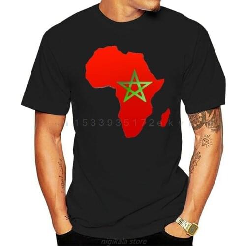 2020 Brand New Women Clothing Fashion Womens T Shirts Particular African Flag Of_Morocco T-Shirt Business