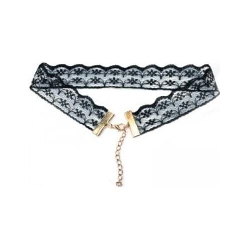 Hot Sale Cheap Jewelry Retro Gothic Punk Colored Collar Lace Collar Simple Female Necklace For Women